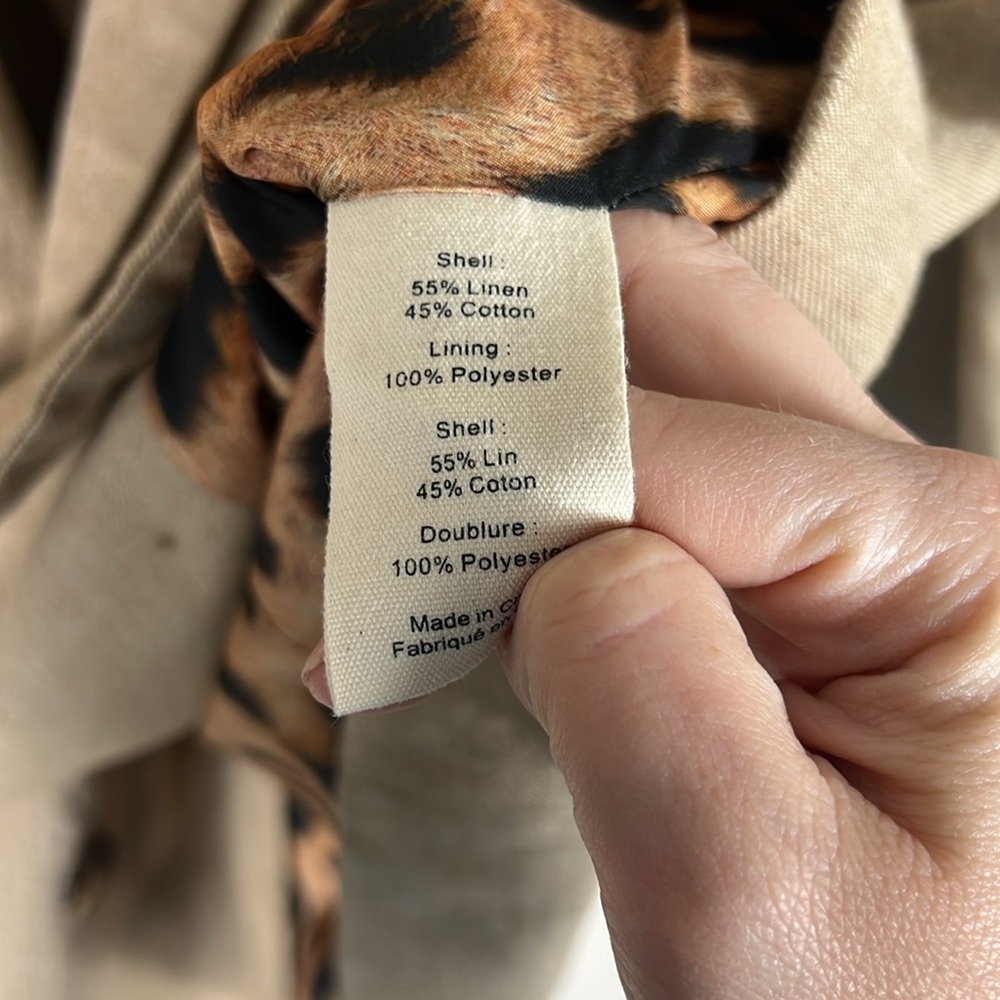 L’AGENCE Aimee Linen Blend Boyfriend Blazer - Picture 9 of 10